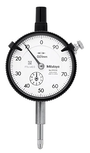 Mitutoyo 2902S Dial Indicator, Lug Back Plate
