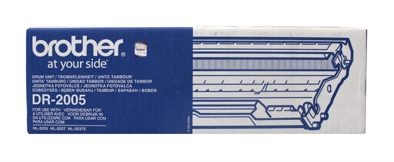 Brother DR-2005 Drum Unit, Brother Genuine Supplies, Black