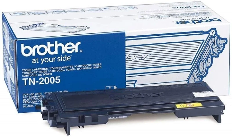Brother TN-2005 Toner Cartridge, Black, Single Pack, Standard Yield, Includes 1 x Toner Cartridge, Brother Genuine Supplies