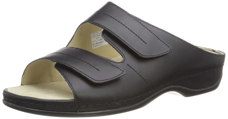 Berkemann Women's Fedora (Washable) Mules, Black, 6.5 UK