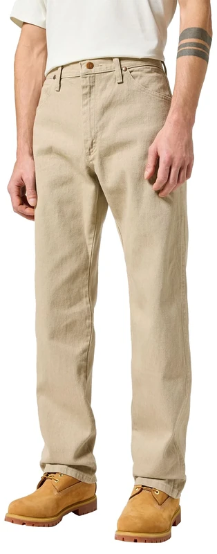 Wrangler Herren Jeans 13MWZ, Original Regular Bootcut Fit, Straight Leg, PREWASHED TAN, 38W / 32L
