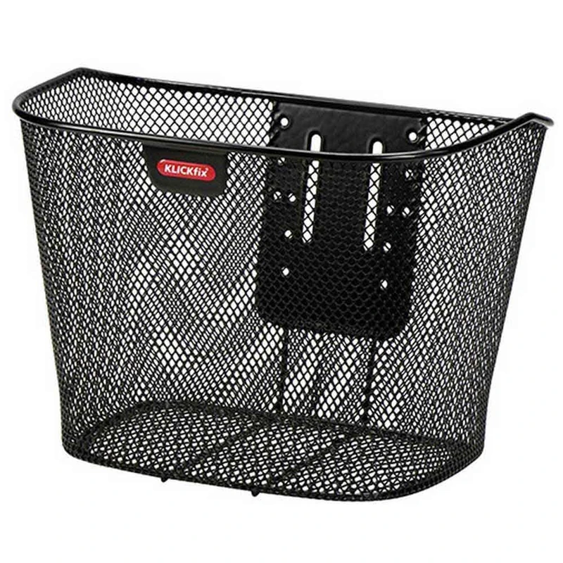 KlickFix basket close mashed with mount 2014 Front Handlebar Basket