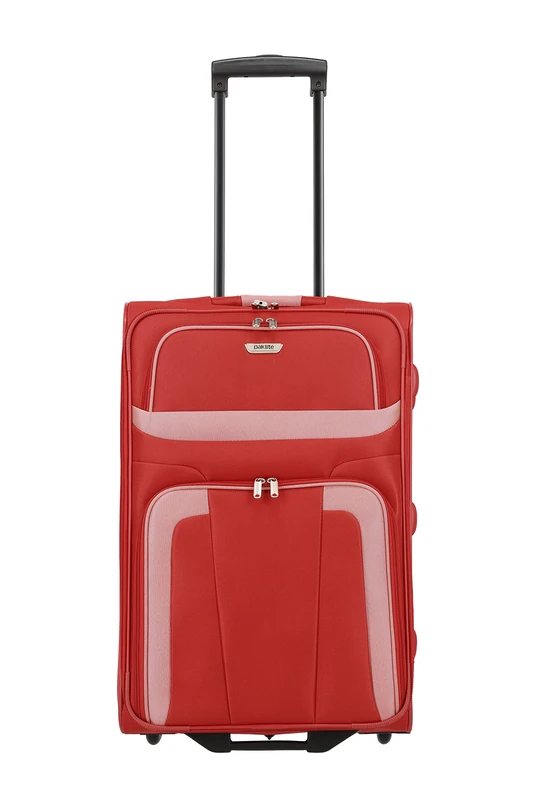 paklite travel suitcase with 2 wheels, medium-sized trolley, ORLANDO, classic soft-shell trolley in timeless design, 63 cm, 58 liters - Image 1