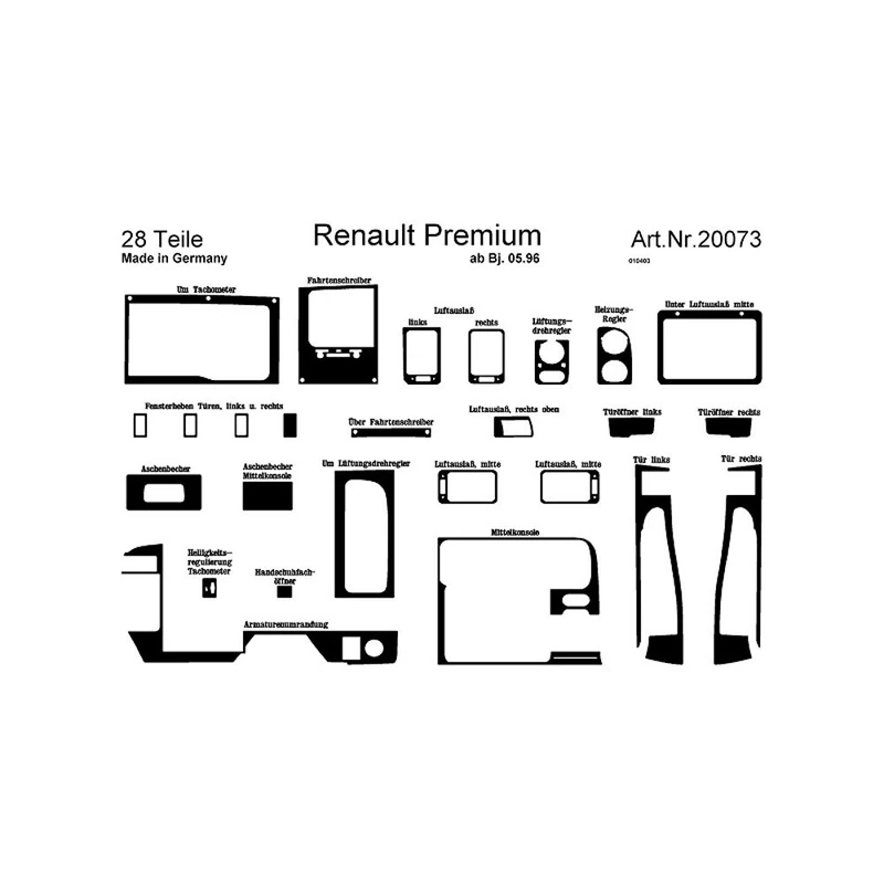 Prewoodec RC 2007396 Interior Set