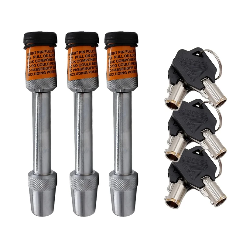 Blue Ox BX88101 two 1/2 locks and one 5/8 Lock Kit, Orange