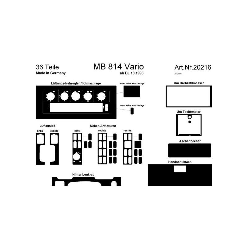 Prewoodec RC 2021696 Interior Set