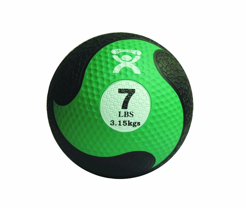 Medicine ball made of rubber - Cando weight - 0,45 kg - alternative to dumbbells