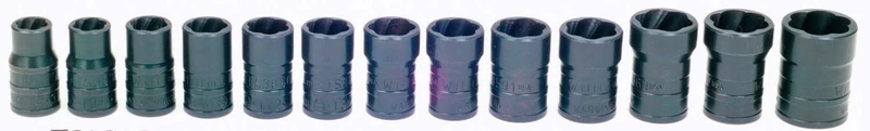 Williams TSCS3813 13-Piece Turbo Socket Salvage Socket Set