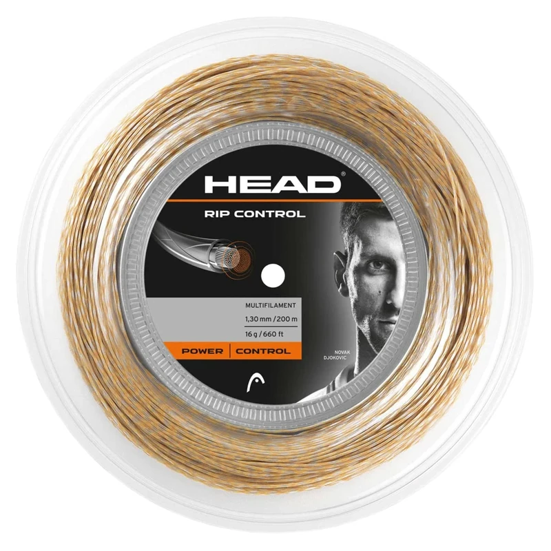 HEAD Unisex's Rollo Rip Control Reel 03/04 Racquet String-Multi-Colour/NT, Size 16