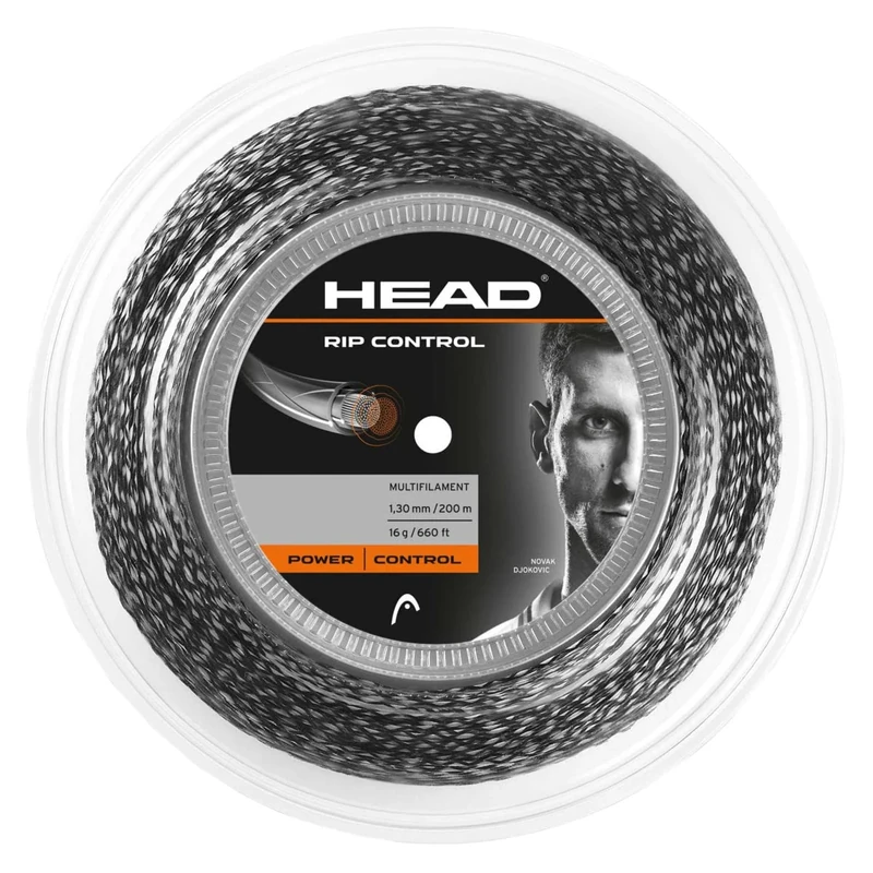 HEAD Rip Control 200m Reel String Black, size 16