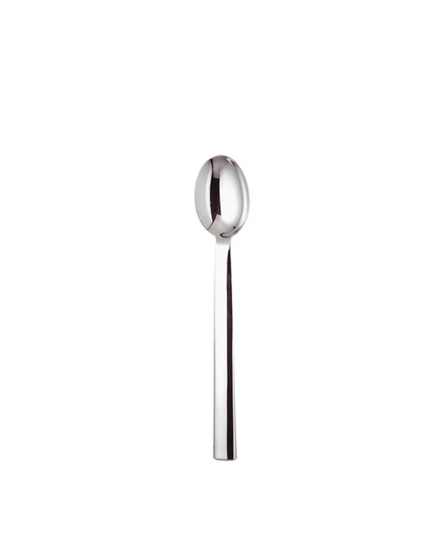 Alessi 18/10 Stainless Steel Mirror Polished Rundes Modell Table Spoons, Set of 6, Silver