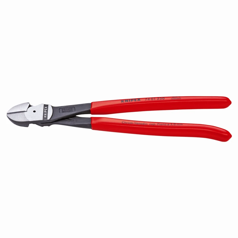KNIPEX Tools - High Leverage Diagonal Cutters (7401250)
