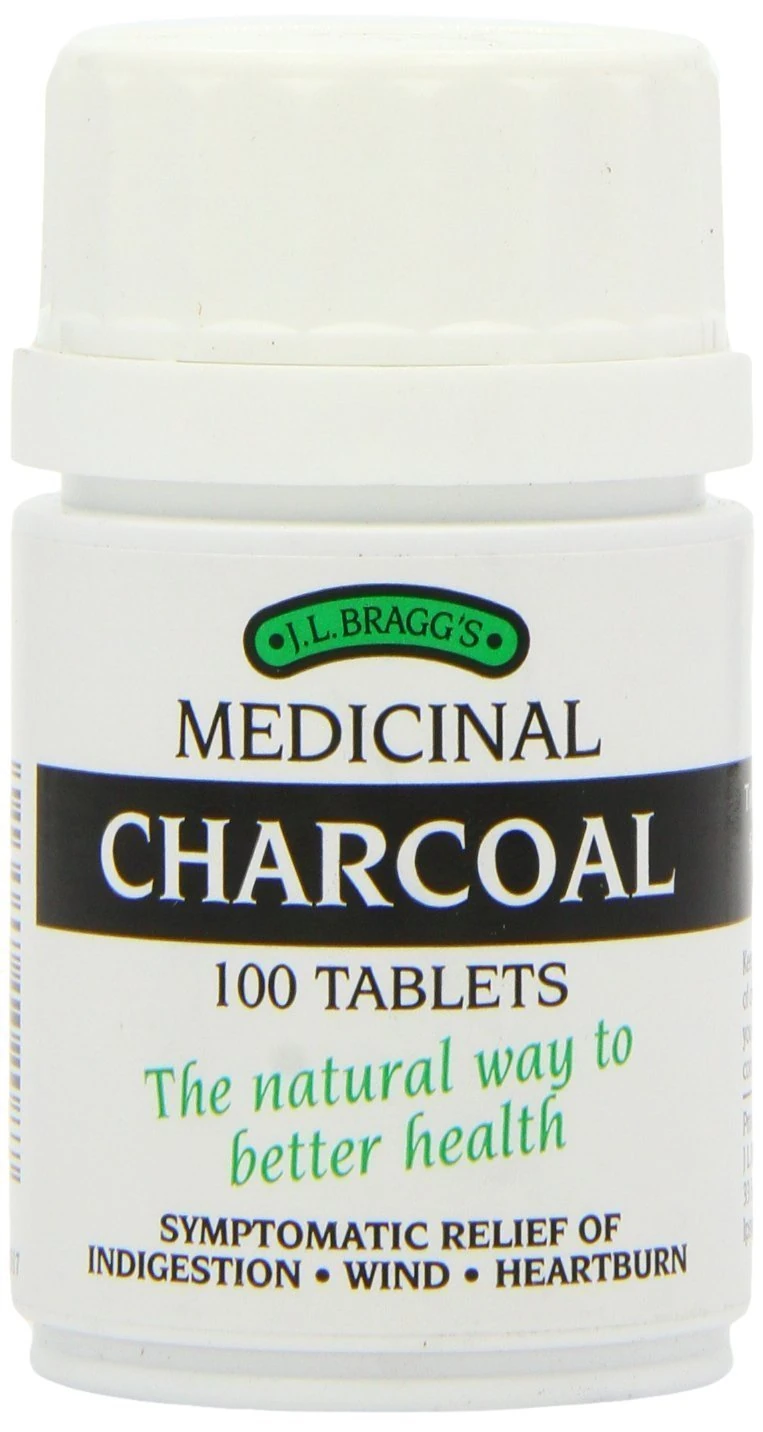 Bragg's Medicinal Charcoal 100 Tablets