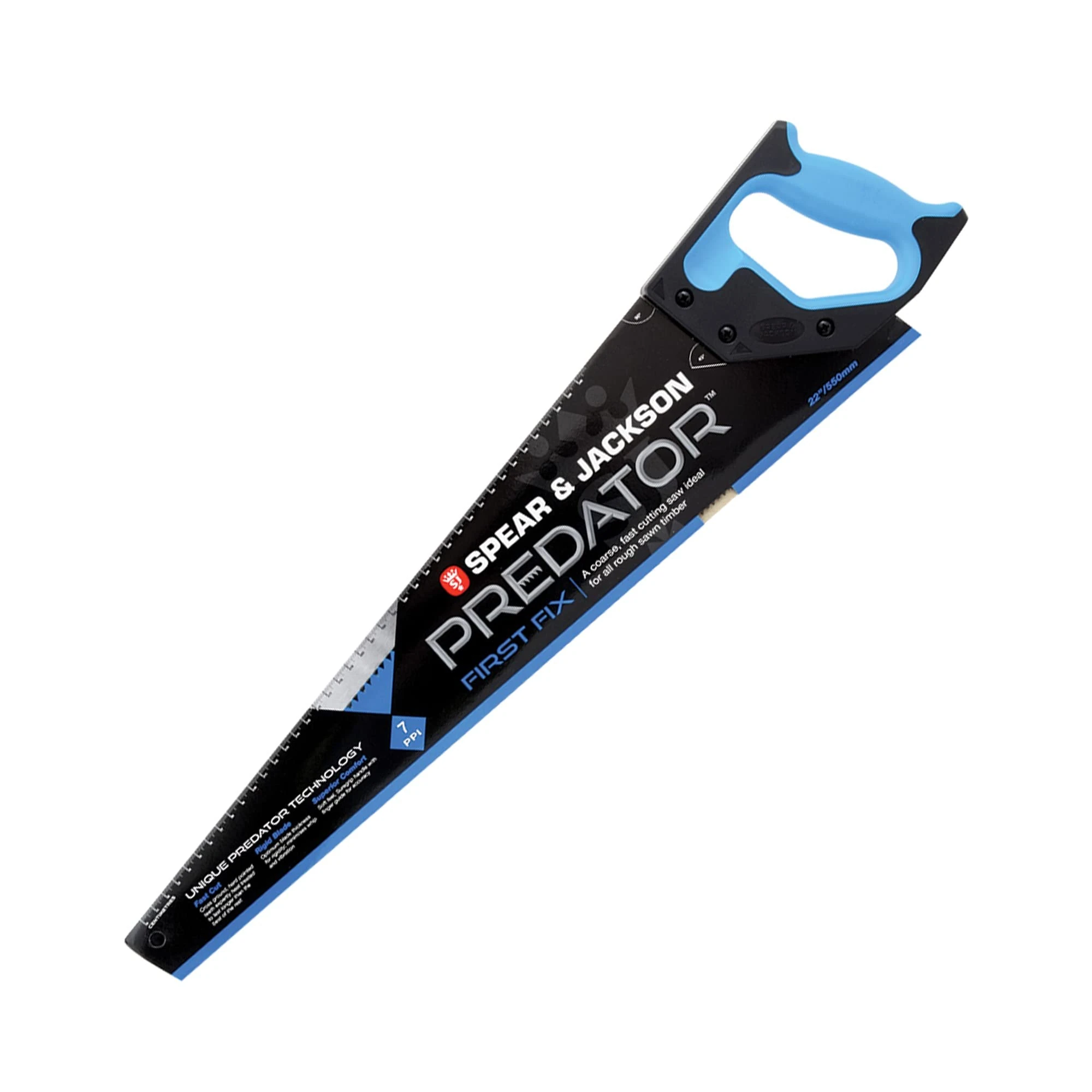 Spear & Jackson B98FF First Fix Predator Saw, Blue