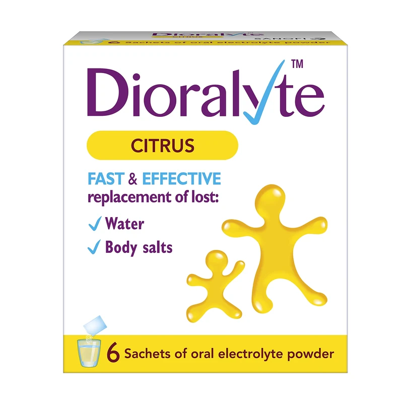 Dioralyte Citrus Electrolyte Powder - Dehydration Relief 6 Sachets