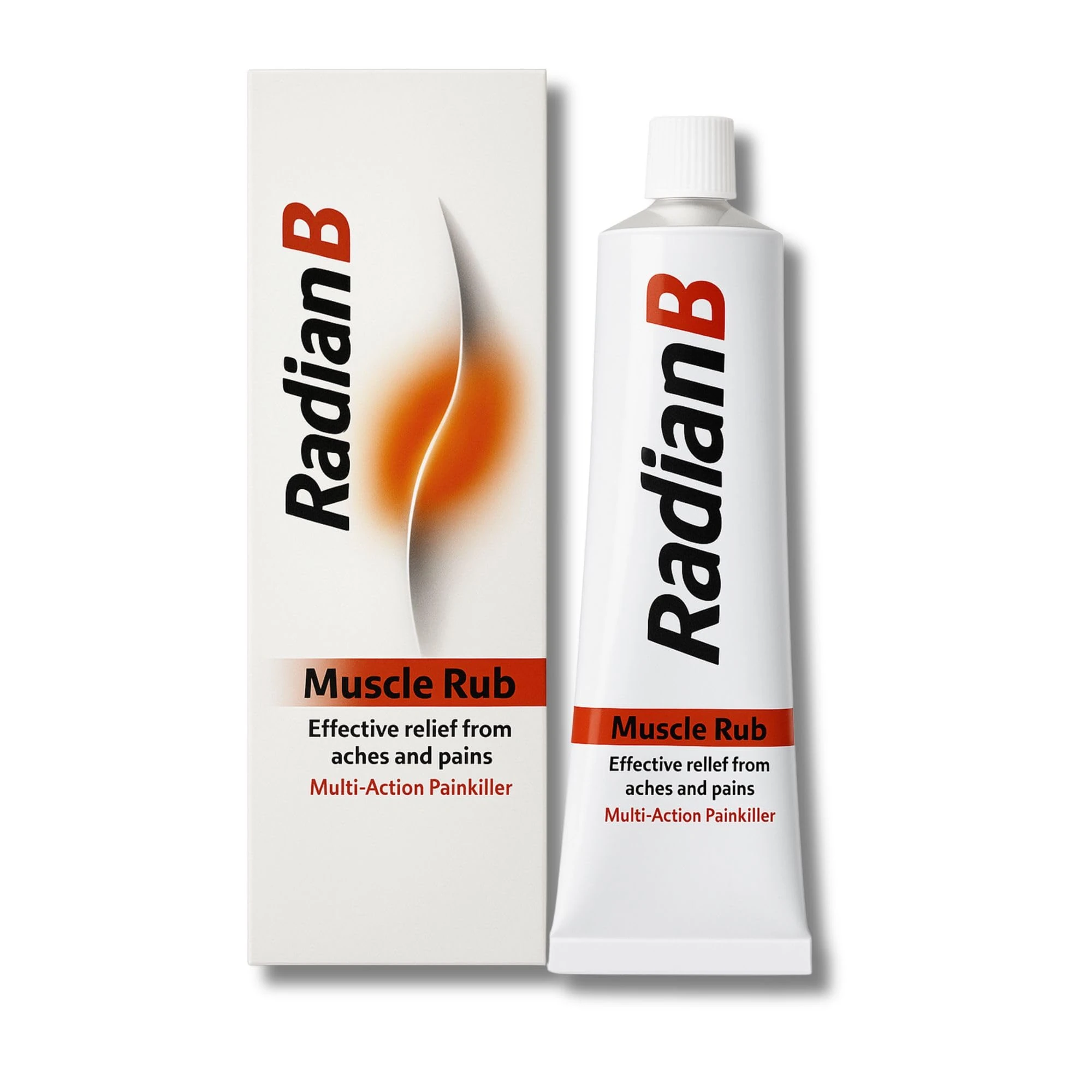 Radian B Muscle Rub 100g, Multi-Action Painkiller, Effective Relief From Aches and Pains Including Muscle Stiffness, Joint Pain, Bruising and Sprains
