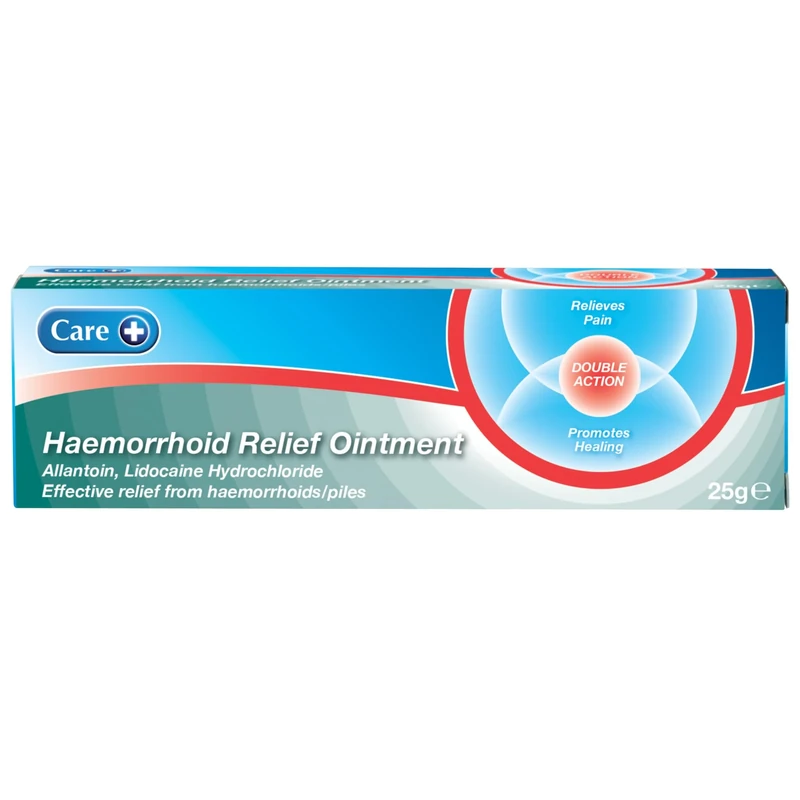 Care Haemorrhoid Cream 25g - Double Action Ointment for Pain Relief