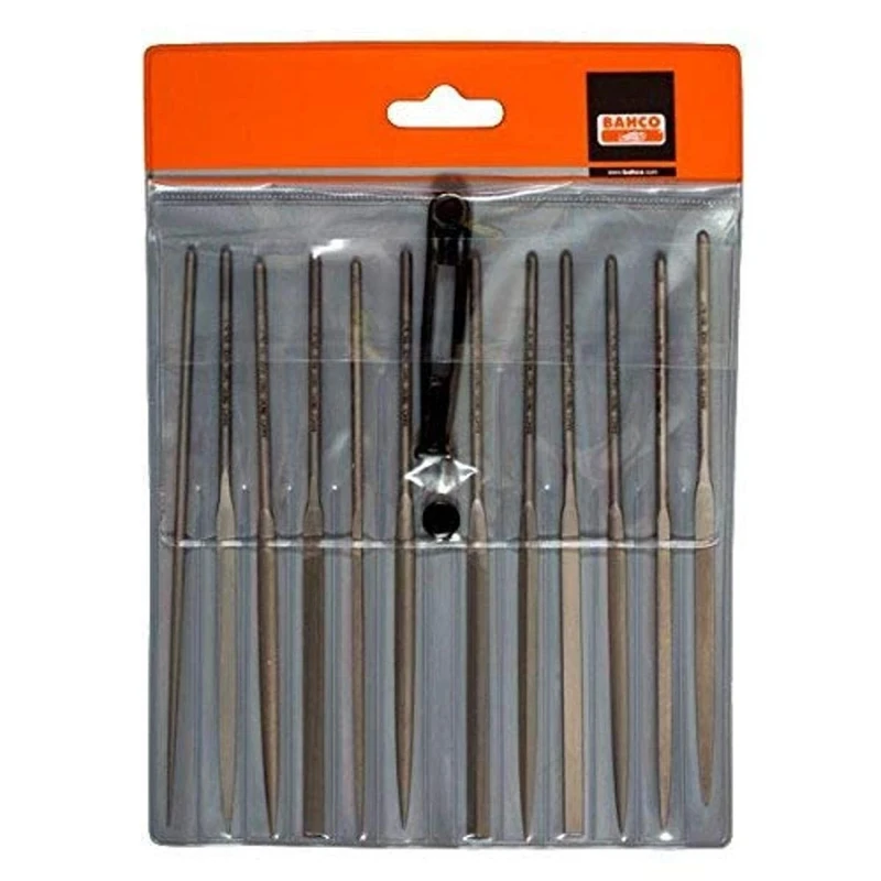 Bahco 2-472-16-1-0 Cut 1 Needle File, Multi-Color