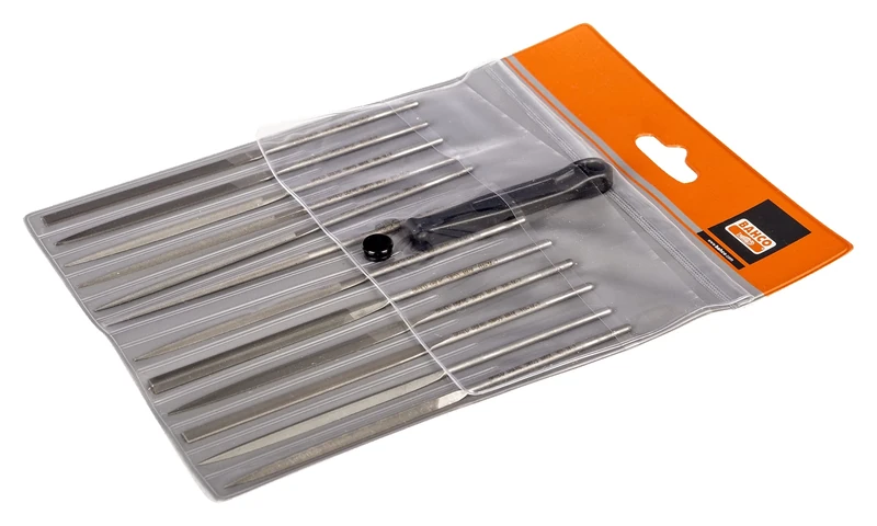 Bahco 2-472-14-2-0 Cut 2 Needle File, Multi-Color