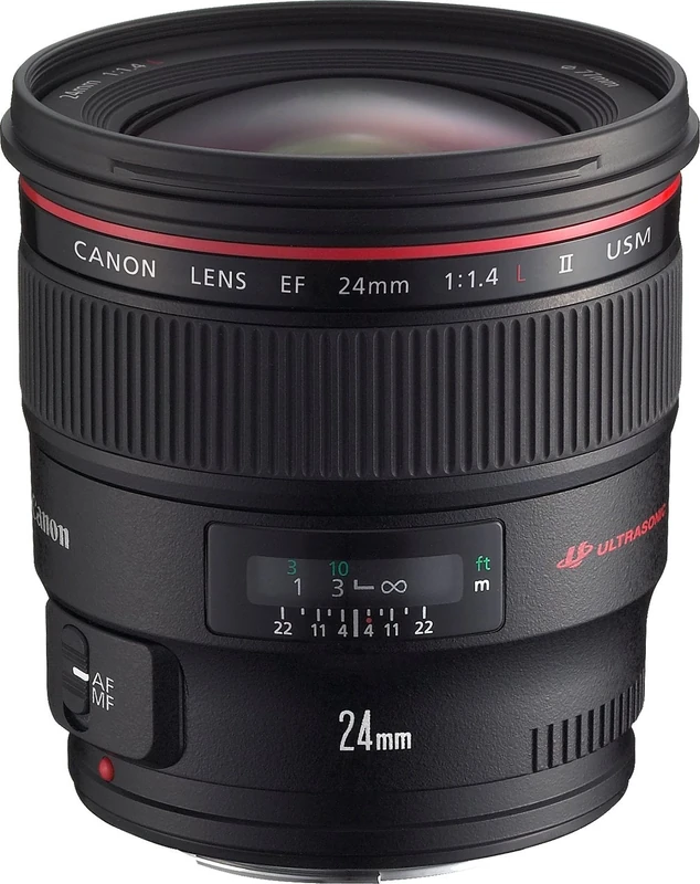 Canon Fixed Focal Length EF 24 mm f/1.4L II USM Lens