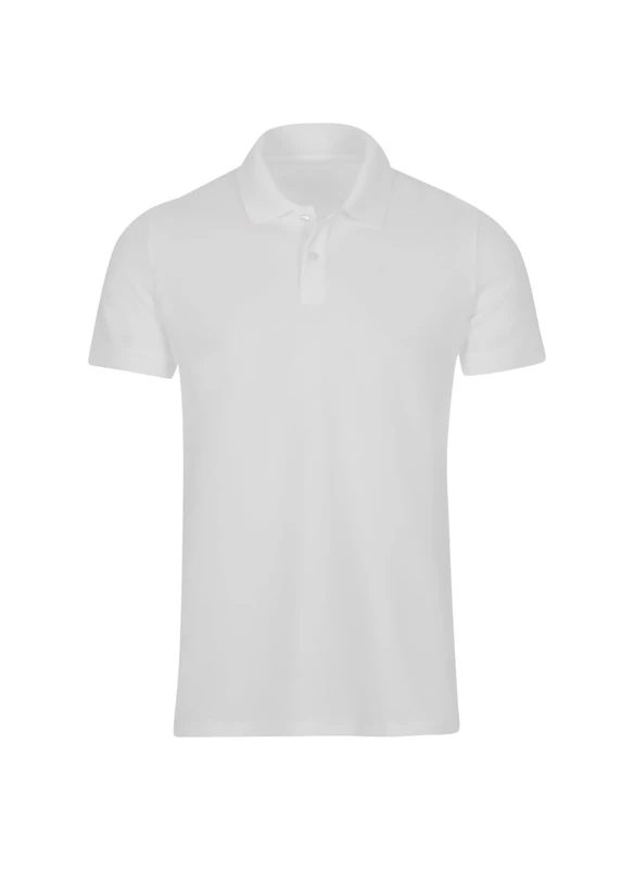 Trigema Unisex Trigema Damen Polo-shirt Elast. Piqué Polo Shirt, Weiß (weiß 001), 42