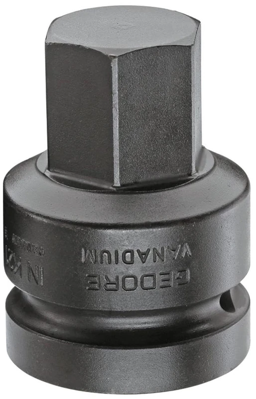 Gedore 1956558 K 21 19 Impact Screwdriver Insert 1 Inch Hex 19 mm