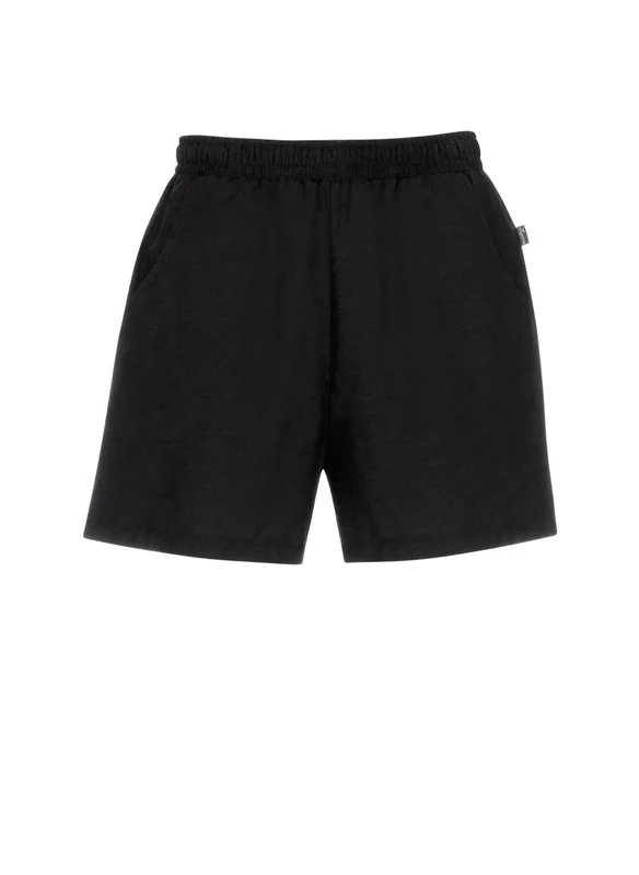Trigema 100% Cotton Shorts, Black, S