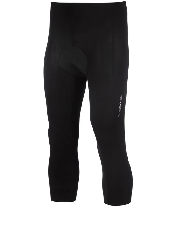 Trigema Men's 3/4 Radler-Hose Sports Trousers, Black, XXL - Image 1