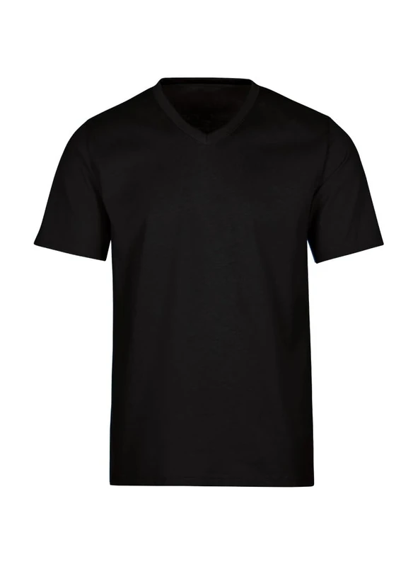 Trigema Unisex T-Shirt Black Schwarz (Schwarz 008) 50
