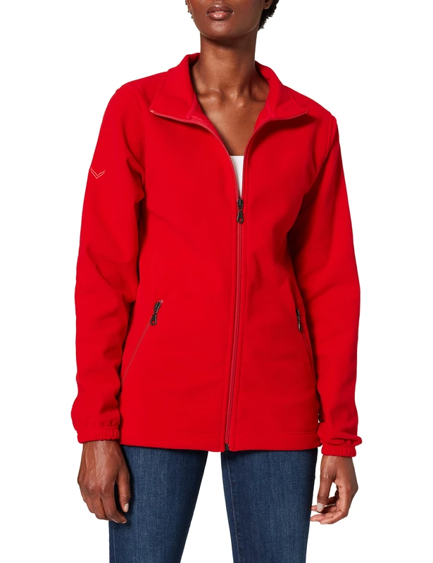 Trigema Unisex Jacket Red Rot (kirsch 036) 17.5