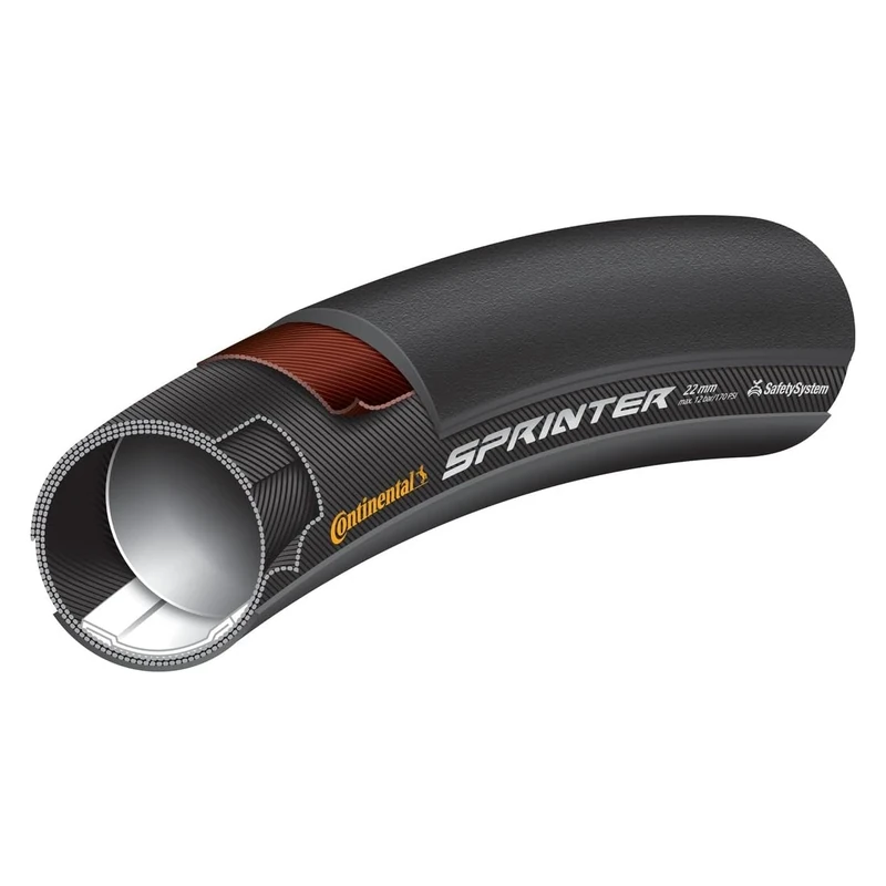 Continental Sprinter Road Tire, unisex, Sprinter, black, 700x22C (22-622)