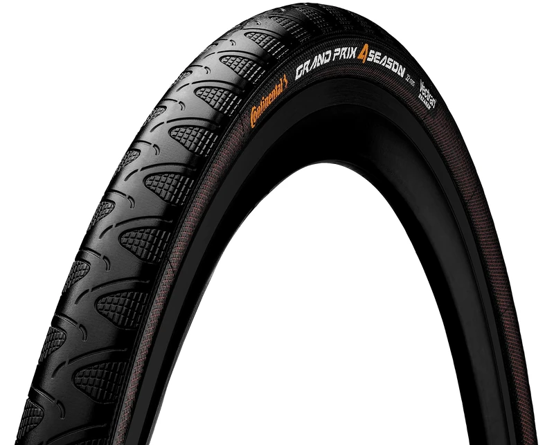 Continental Grand Prix 4-Season Road Bike Tyres with DuraSkin Protection and Vectran Breaker | All-Weather Puncture Proof Bicycle Tyre | Versatile Road and Track Cycle Tyre | 700x25c Tyres