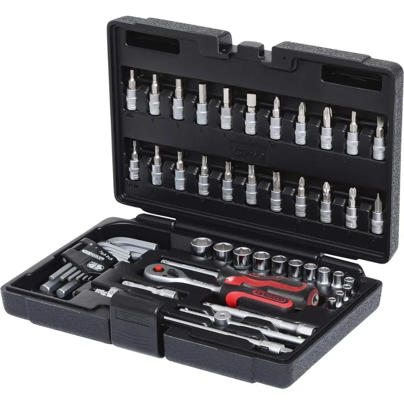 KS Tools 911.0651 1/4-inch Superlock Socket Set (51 Pieces)