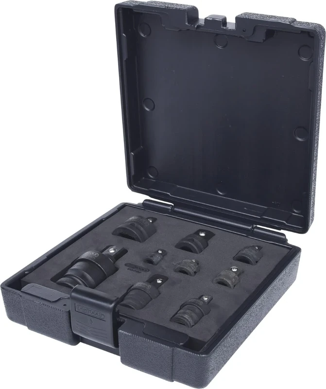 KS Tools 515.0100 Impact Socket Drive Adaptor Set (9 Pieces) 1/4-3/4-inch
