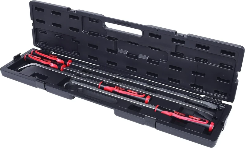 KS Tools 911.841 Pry Bars Set Hammer Through (4 Pieces)