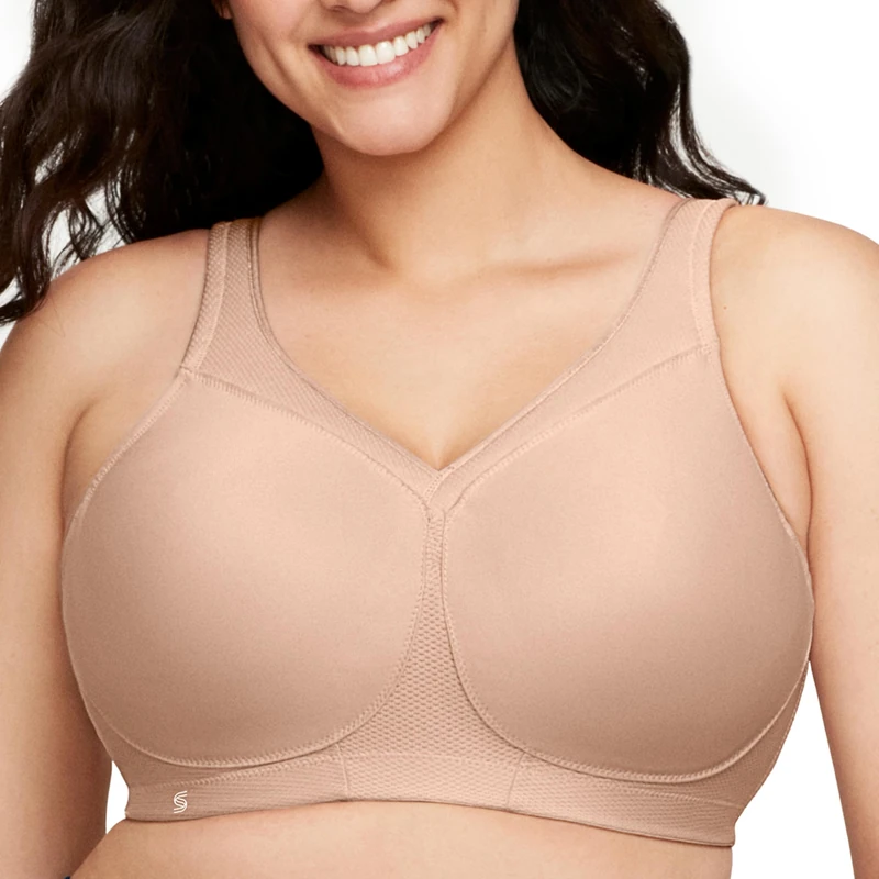 Glamorise MagicLift Seamless Sports Wirefree Bra 1006 (Women's & Women's Plus)
