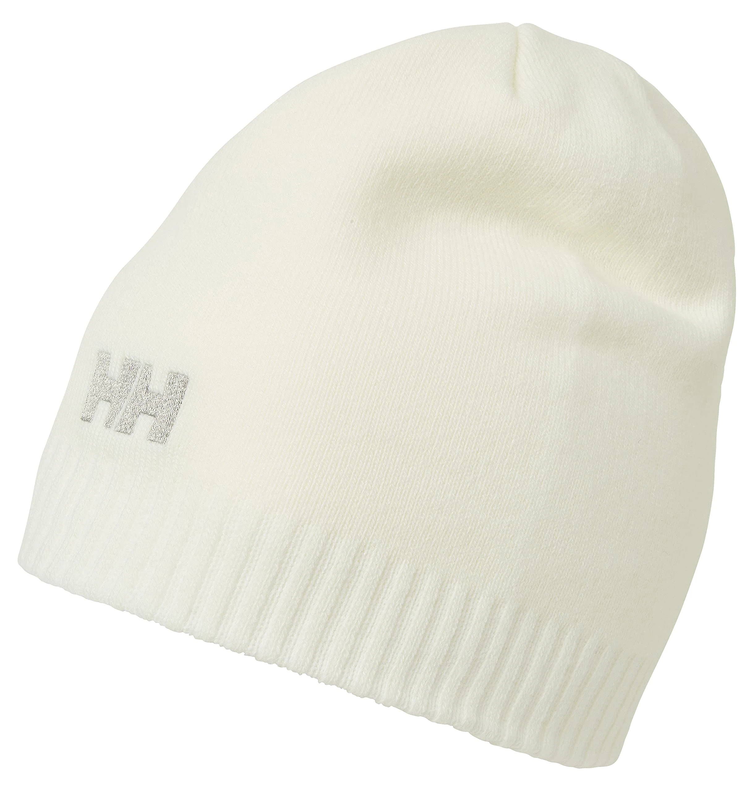Helly Hansen Unisex Brand Beanie, White, STD