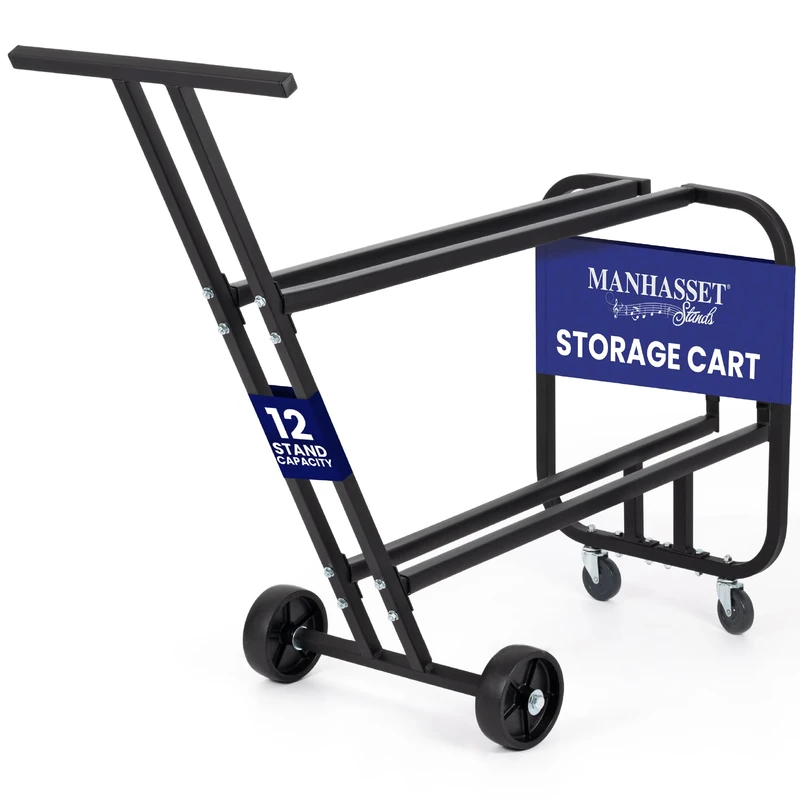 Manhasset Short Storage Cart - Black
