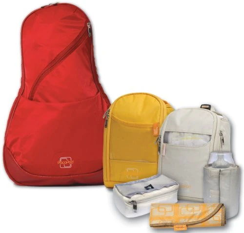 PacaPod sling bag in crimson - Image 1