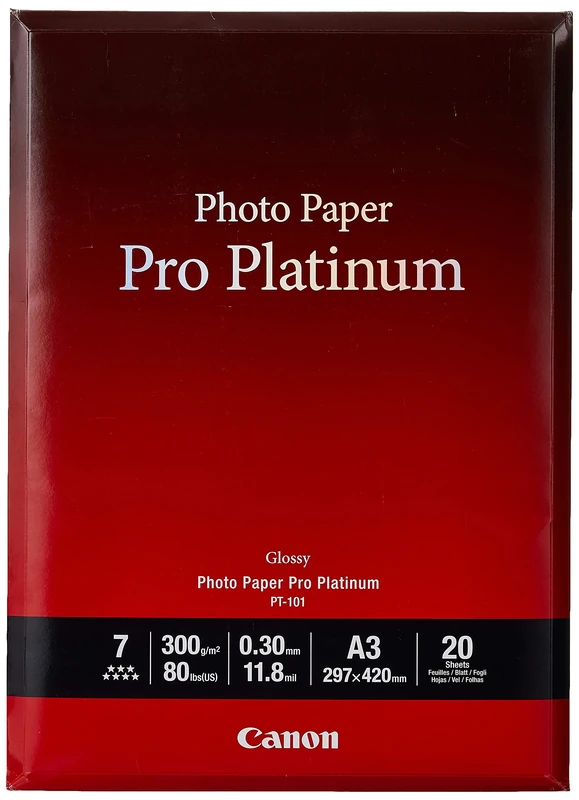 Canon 2768B017 Photo Paper DIN A3 White 20 Sheets