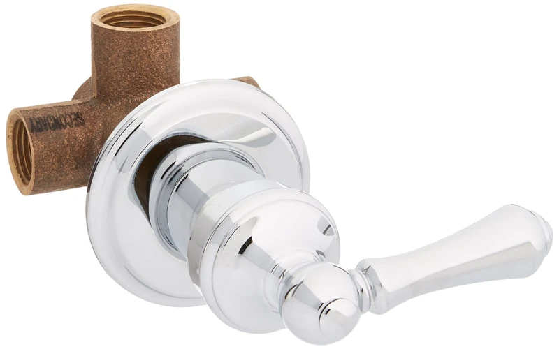 Pfister 015-38BC 4-Port Diverter Valve with Solid Metal Lever Handle - Image 1