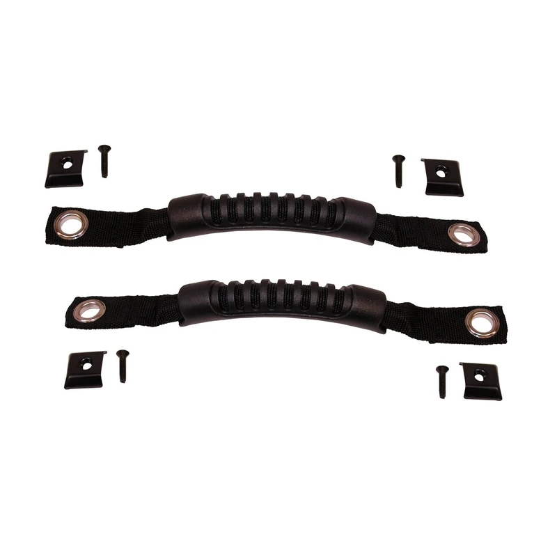 Rugged Ridge | Door Pull Straps | 11825.01 | Fits 1976-1995 Jeep CJ & Wrangler YJ, Black