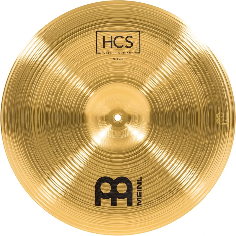Meinl Cymbals HCS China Cymbal 18 inch (Video) for Drum Set (45,72cm) Traditional Finish Brass, Made In Germany (HCS18CH)