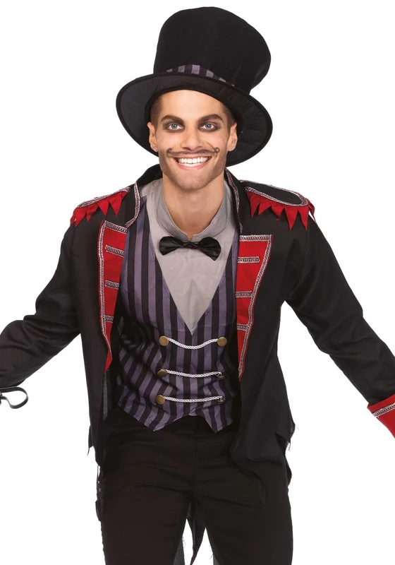 Leg Avenue Sinister Ring Master Costume (X-Large, Multi-Colour)