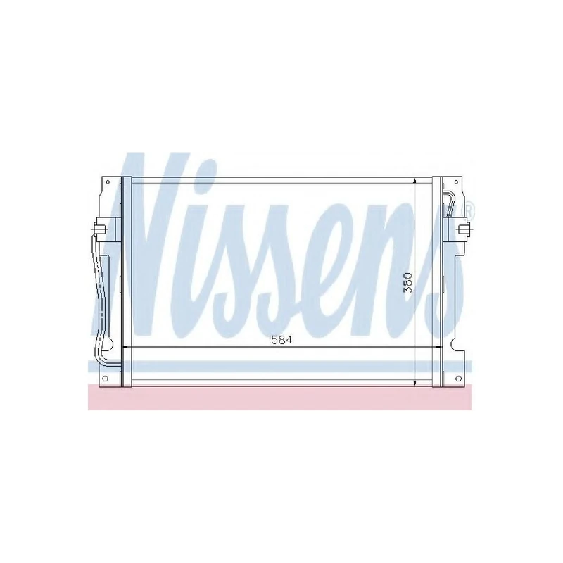 Nissens 94182 Condenser, air conditioning