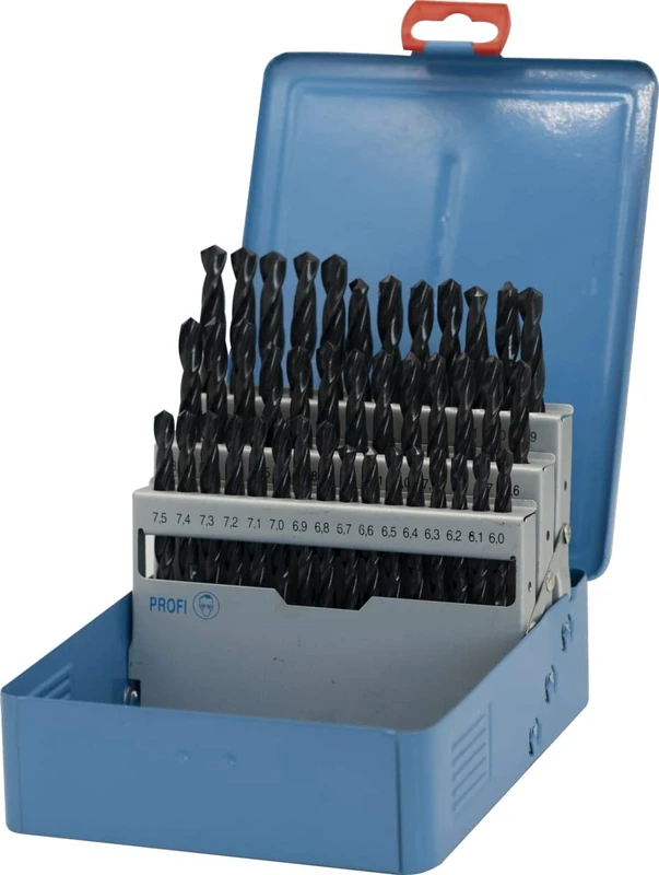 Rose Box with 41 Twist Drill bits in DIN 338 HSS-R 118° Diameter 6-10.0 x 0.1 mm Rising - Image 1