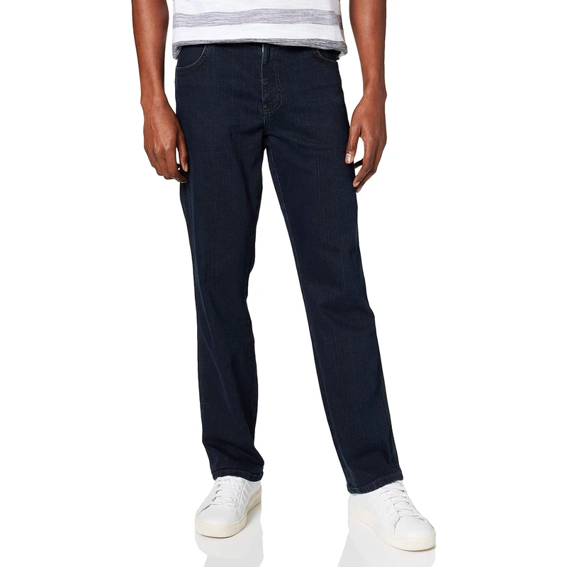 Wrangler - Mens Jeans - Authentic Straight Fit - Texas - Blue Black