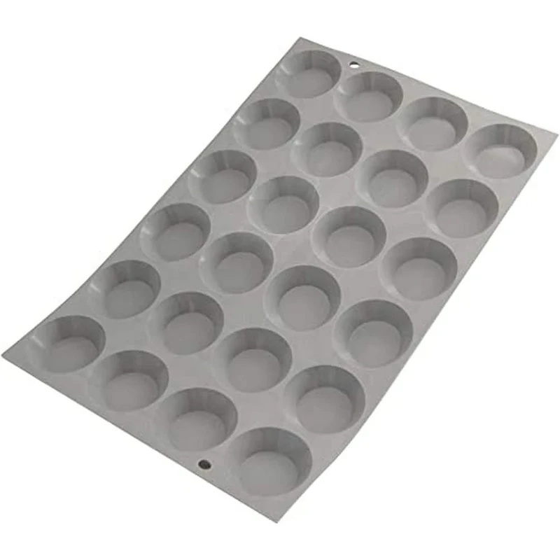 De Buyer Mini Tartlet Mould 24 cm, Grey