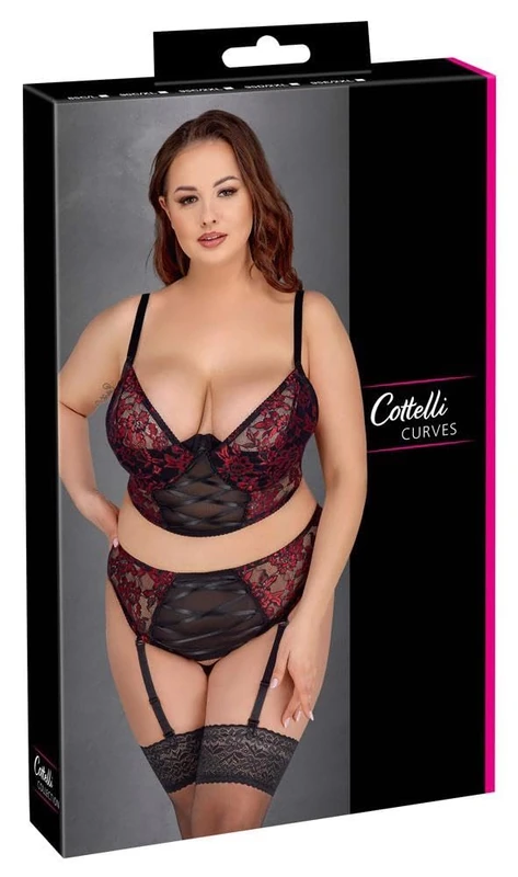 Bra Set Black/red 90C/XL
