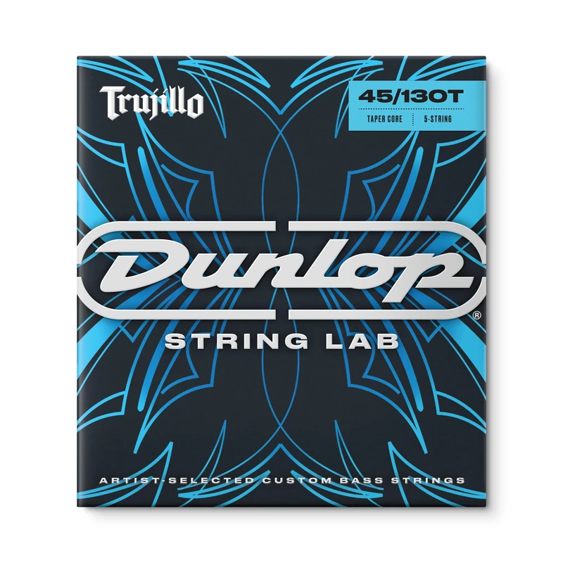 Dunlop RTT45130T Trujillo Custom Medium Stainless Steel Strings (Pack of 5)